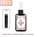 Colle UV polymérisation rapide 50g pour bijoux verre cristal – Couleur UV-R-50ML-1PC