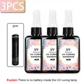 Colle UV polymérisation rapide 50g pour bijoux verre cristal – Couleur UV-R-50ML-3PCS