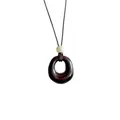 Collier résine géométrique irrégulier long pour femme – 5