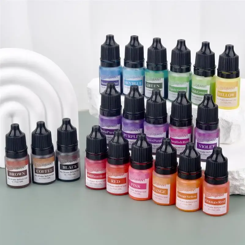 Colorant liquide 20 couleurs pour bougies et résine