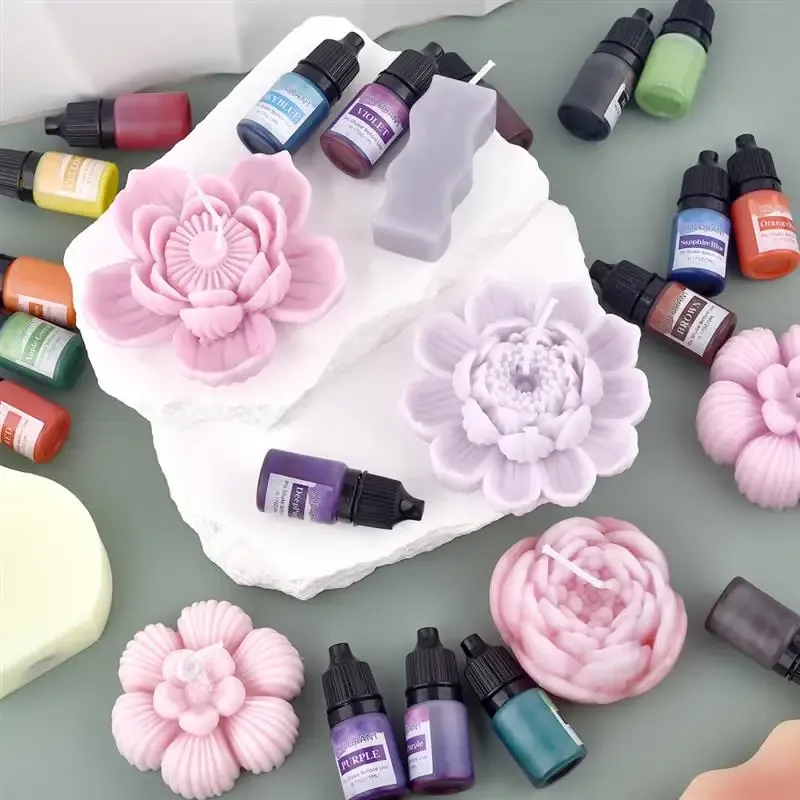 Colorant liquide 20 couleurs pour bougies et résine