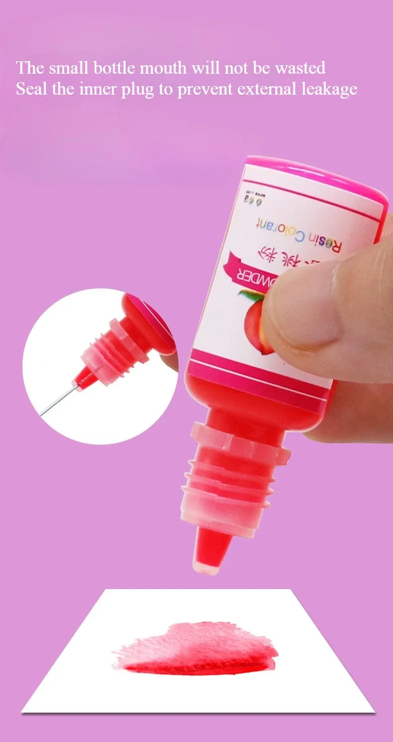 Colorant liquide concentré 12 couleurs pour résine
