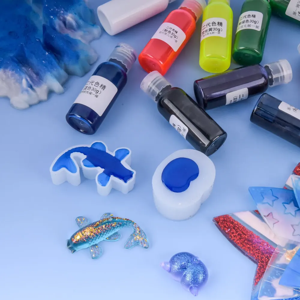 Colorant liquide concentré lumineux 80 g pour résine
