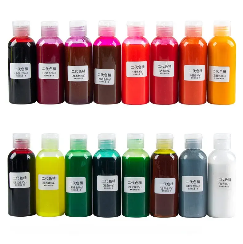 Colorant liquide concentré lumineux 80 g pour résine
