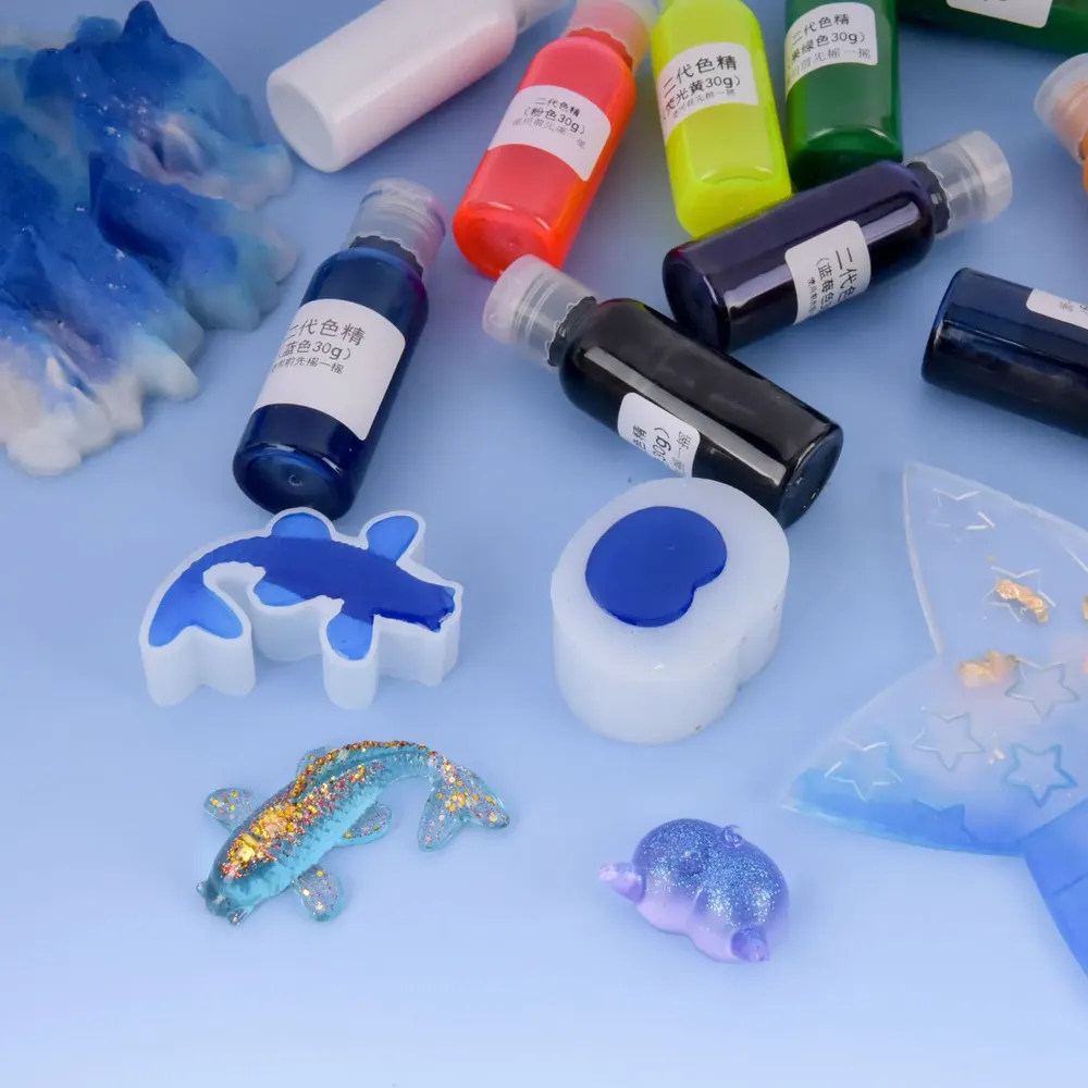 Colorant liquide concentré lumineux 80 g pour résine