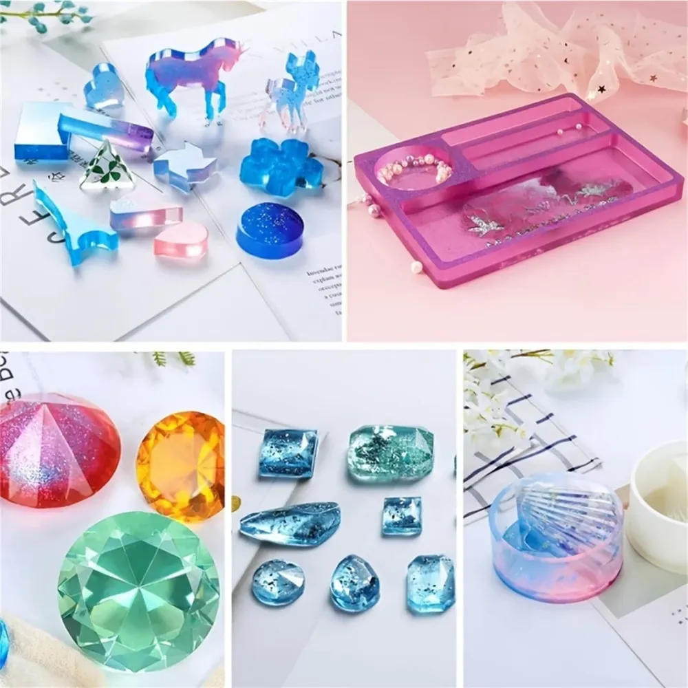 Colorant liquide concentré translucide 10 couleurs pour résine