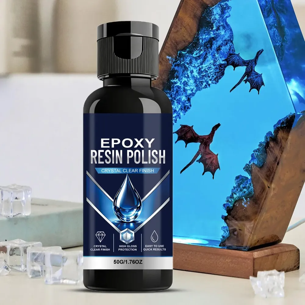 Composé de polissage résine époxy 50 g réparation meubles