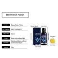 Composé de polissage résine époxy 50 g réparation meubles – Couleur Rouge (A)