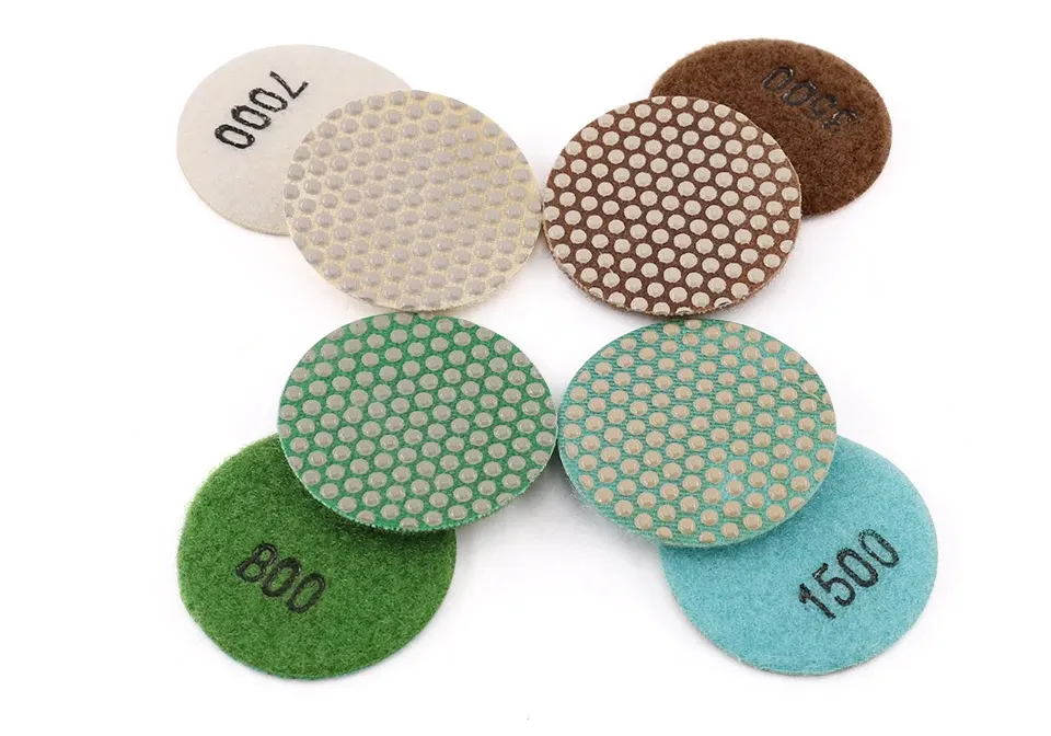 Disque de ponçage diamant 2 pouces grain fin 800 à 7000