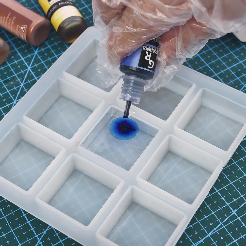 Encre alcool 10 ml pour résine époxy et bijoux