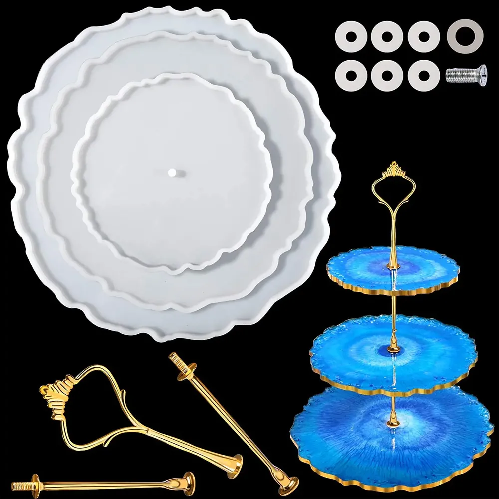 Ensemble 10 moules résine, tasse, savon, cendrier, pot fleur