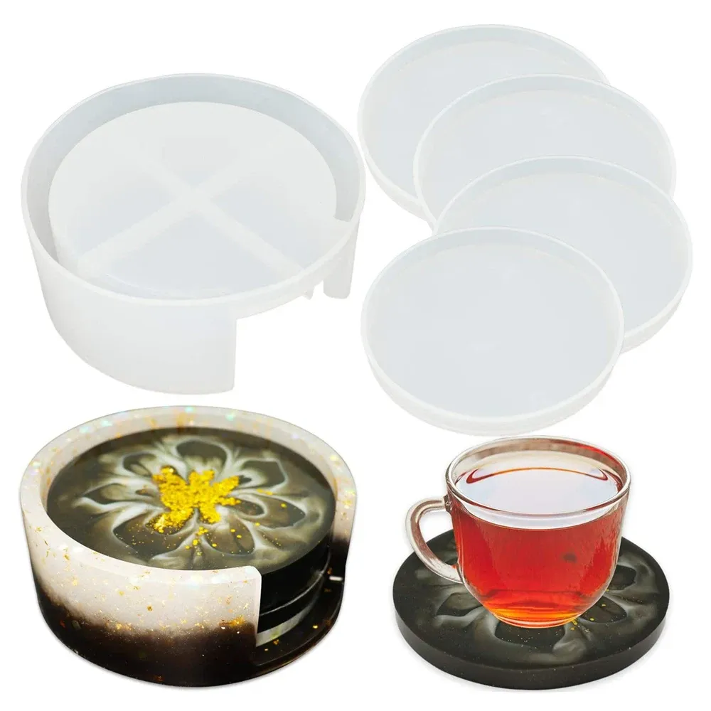 Ensemble 10 moules résine, tasse, savon, cendrier, pot fleur