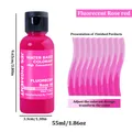Ensemble de colorants fluorescents pour résine – Couleur 12Fluorecent  Red