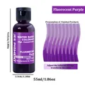Ensemble de colorants fluorescents pour résine – Couleur 7Fluorecent Purple