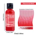 Ensemble de colorants fluorescents pour résine – Couleur 8Fluorecent RED