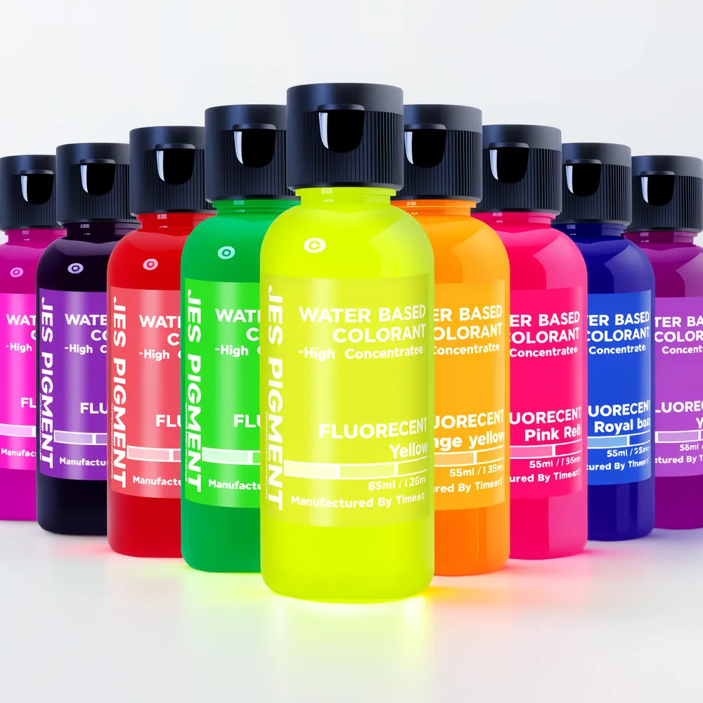 Ensemble de colorants fluorescents pour résine