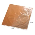 Feuille cuivre pur 14 et 16 cm pour dorure artisanat – Couleur 14cm 1000pcs