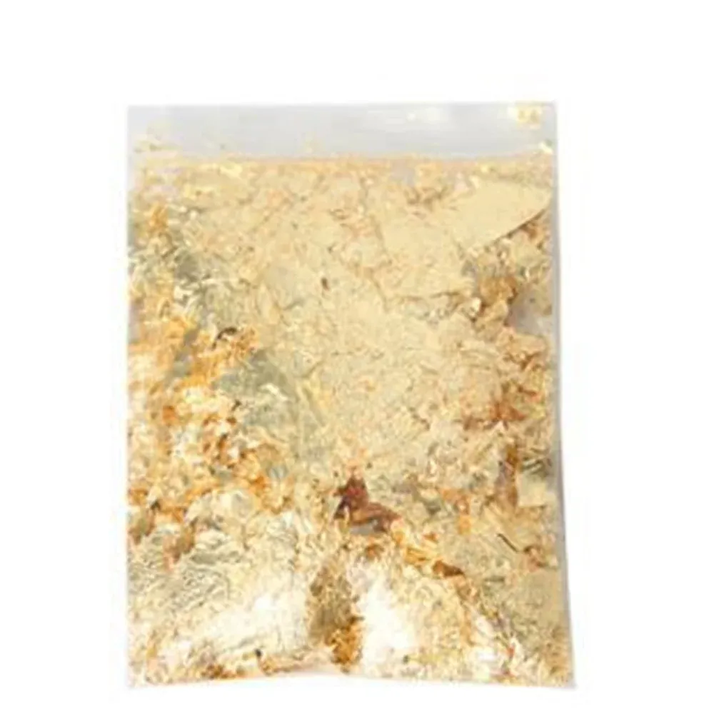 Feuilles d'imitation cuivre or rose argent pour nail art