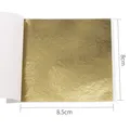 Feuilles d'or imitation 10 pièces 8x8.5 cm pour artisanat – Couleur Or antique