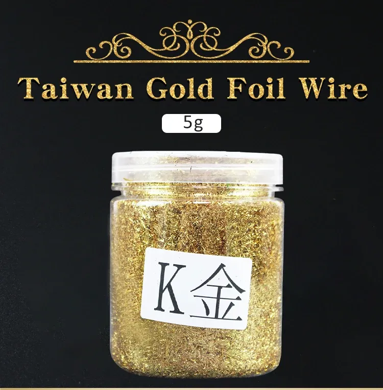 Feuilles d'or K-Gold pour nail art et peinture