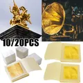 Feuilles d'or pur 24 carats 2,5 à 6 cm pour artisanat – 1