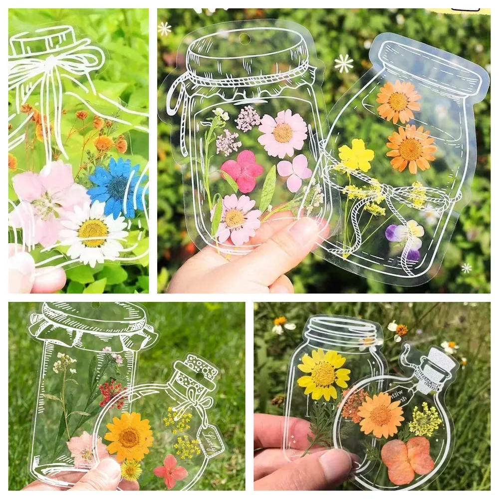 Fleurs séchées et feuilles pressées pour marque-pages et résine
