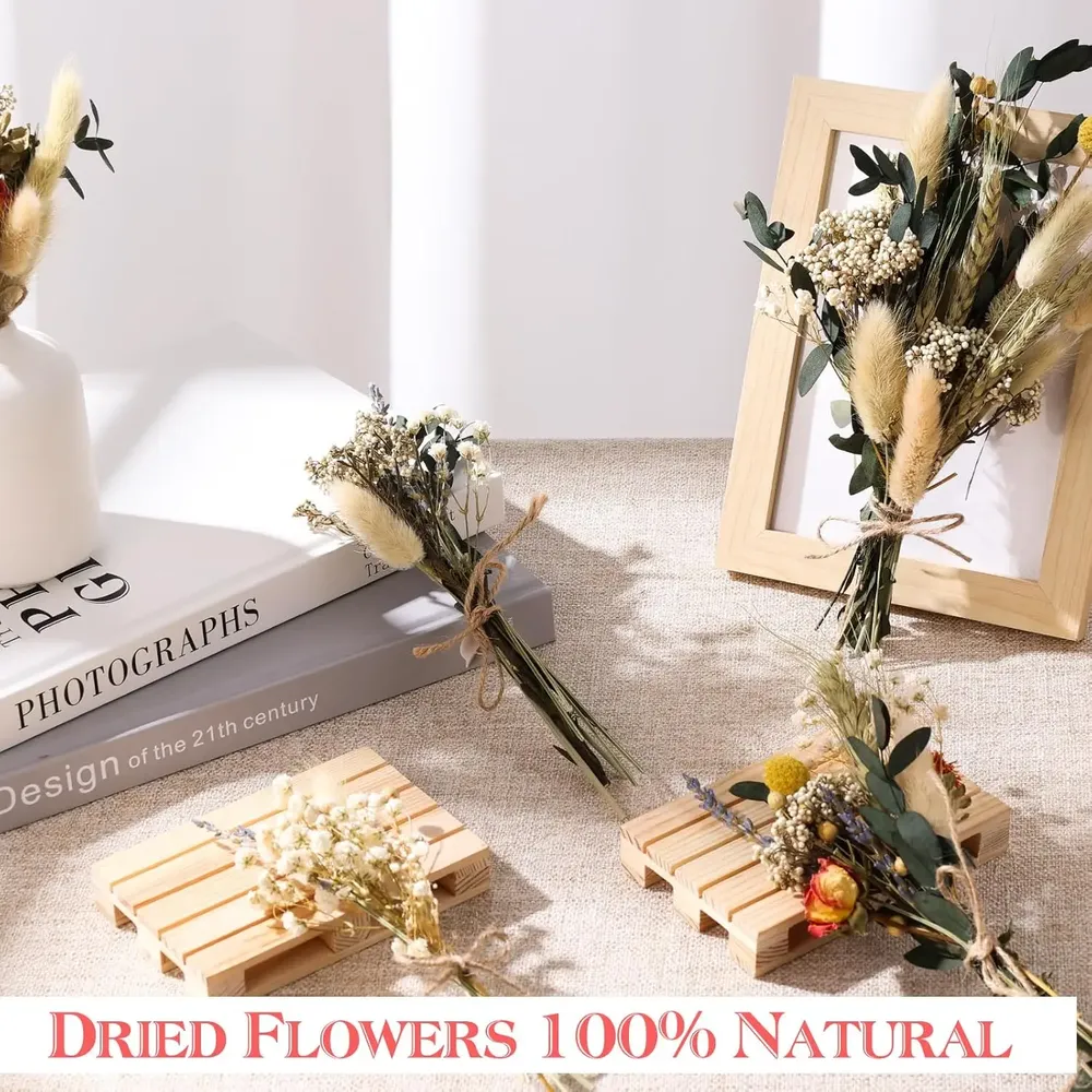 Fleurs séchées naturelles miniatures pour loisirs créatifs