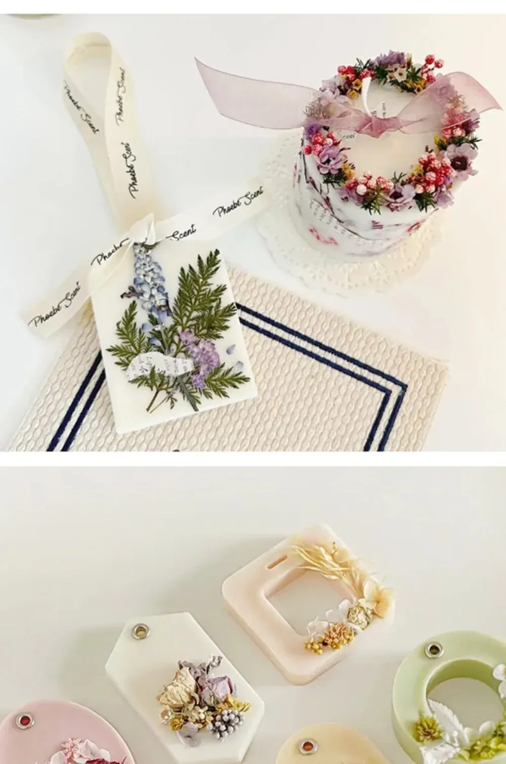 Fleurs séchées naturelles pour résine et bougies