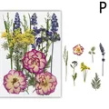 Fleurs séchées naturelles pressées pour résine et bijoux – Couleur Bourgogne (P)