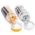 Flocons cuivre et or 3 g pour dorure et Nail Art – Couleur Gold and Silver