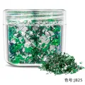 Flocons et paillettes feuilles d'or pour résine et nail art – Couleur Bleu (25)