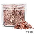 Flocons et paillettes feuilles d'or pour résine et nail art – Couleur Brun (13)