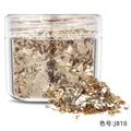 Flocons et paillettes feuilles d'or pour résine et nail art – Couleur Marron (18)