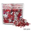 Flocons et paillettes feuilles d'or pour résine et nail art – Couleur moucheté (30)