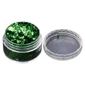 Flocons feuilles noires et or pour nail art et résine – Couleur Green