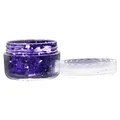 Flocons feuilles noires et or pour nail art et résine – Couleur Purple