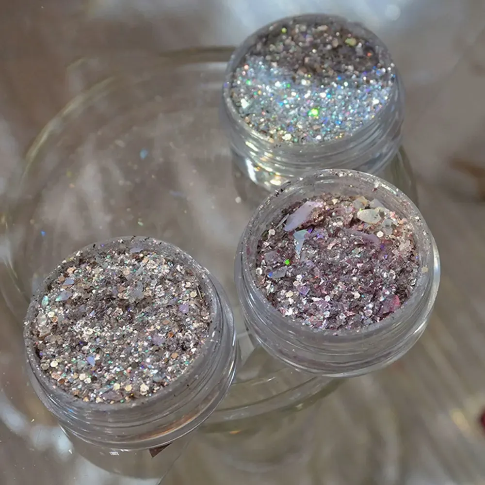 Flocons holographiques nacrés pour résine