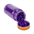 Flocons imitation or et argent 3 g pour décoration ongles – Couleur Purple