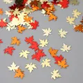 Flocons paillettes feuille d'érable colorées pour décoration résine – 5