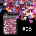 Flocons paillettes holographiques feuille d'érable pour résine – Couleur LSFY-6