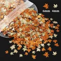 Flocons paillettes holographiques feuille d'érable pour résine – Couleur MXFY-3
