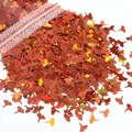 Flocons paillettes holographiques feuille d'érable pour résine – Couleur YXY-4