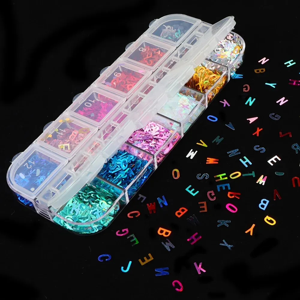 Flocons paillettes mixtes pour résine 12 grilles