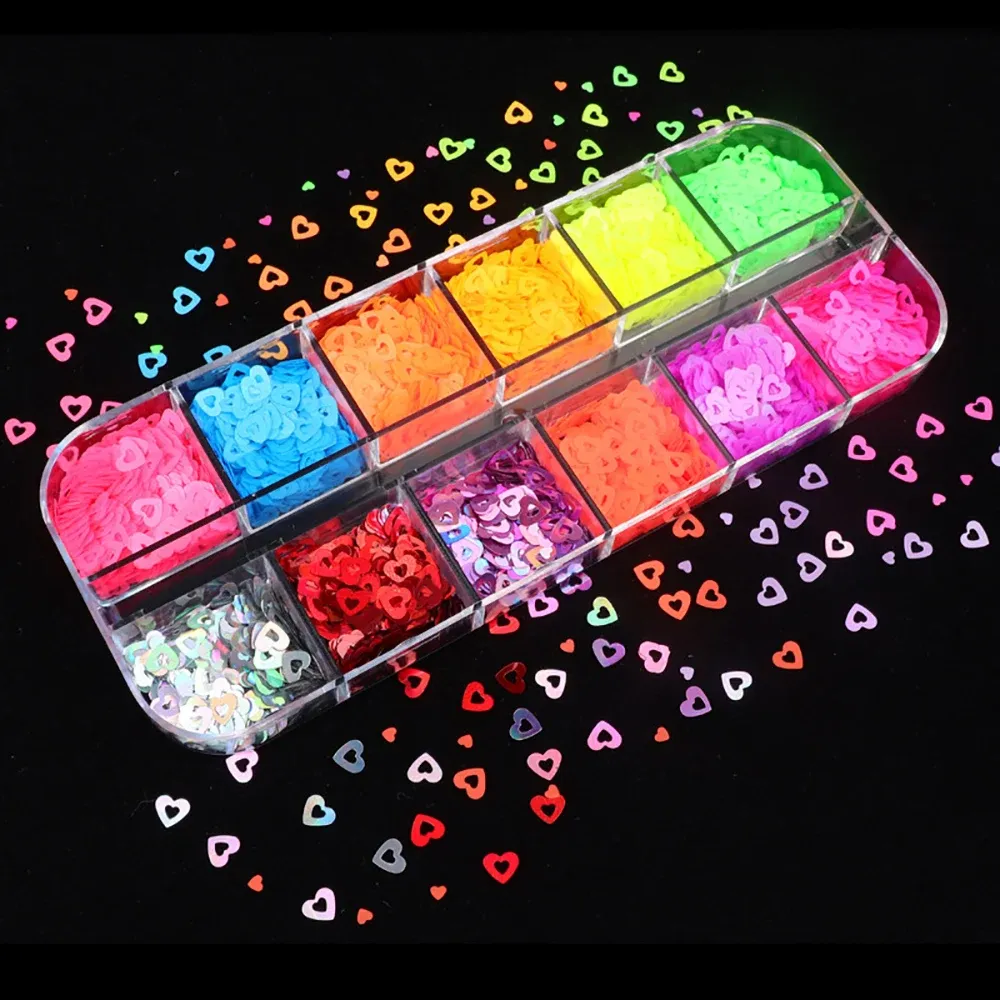Flocons paillettes mixtes pour résine 12 grilles