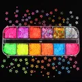 Flocons paillettes mixtes pour résine 12 grilles – Couleur Style 03