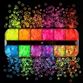 Flocons paillettes mixtes pour résine 12 grilles – Couleur Style 13