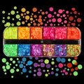 Flocons paillettes mixtes pour résine 12 grilles – Couleur Style 15
