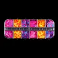 Flocons paillettes mixtes pour résine 12 grilles – Couleur Style 16