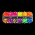 Flocons paillettes mixtes pour résine 12 grilles – Couleur Style 18