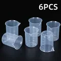 Gobelets mélange plastique 100 ml pour résine époxy – Couleur 100ML-6pcs